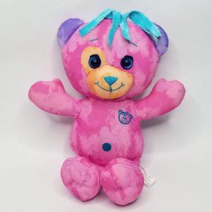 Mini Pink Doodle Bear Plush